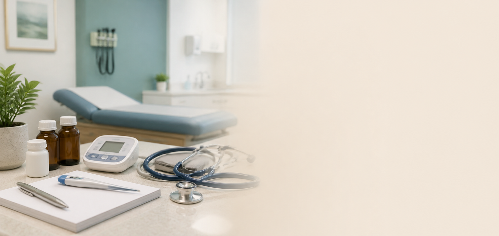 General medicine consultation equipment at Randhawa Hospital